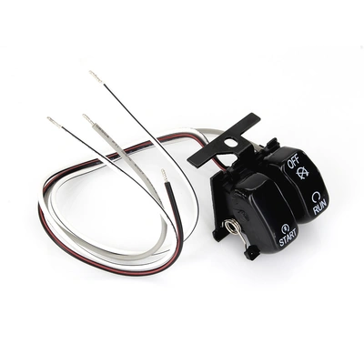 Engine Start &amp; Stop Handlebar Switch - Black. Fits Softail 1996-2011, Dyna 1996-2012 &amp; Sportster 1996-2013