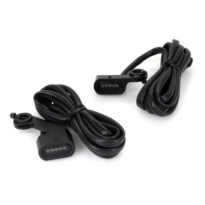 Under Perch Turn Signals - Black. Fits Softail 2015-2024 &amp; Touring 2009-2023 Models with Cable Clutch
