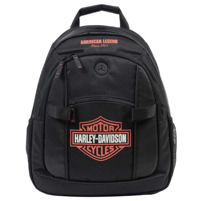 Harley-Davidson Bar &amp; Shield Day Backpack - Black/Orange