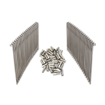 16in. Heavy Duty Spokes - Stainless Steel. Fits Original Style H-D Deep Drop Center Rim when used in conjunction with 1997up H-D style Rear Hub or H-D