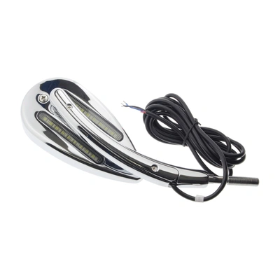 Dynamic LED Mirrors Run/Brake/Turn - Chrome