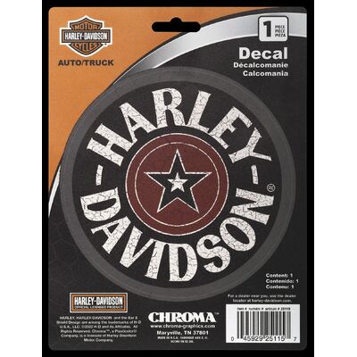 HD STAR BADGE DECAL