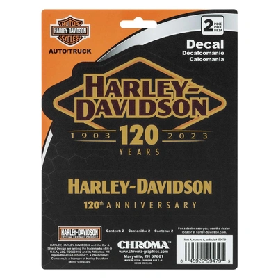 Harley-Davidson 120th Anniversary Logo 2-Piece Limited Edition Decals - 6 x 8 in