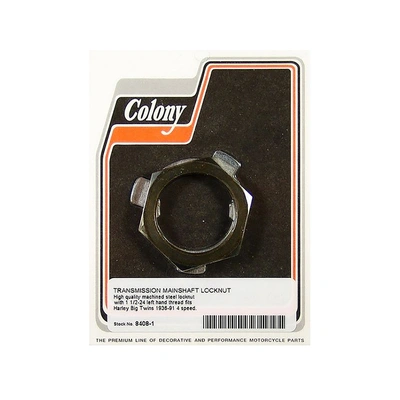 Transmission Mainshaft Lock Nut. Fits Big Twin 1936-1991