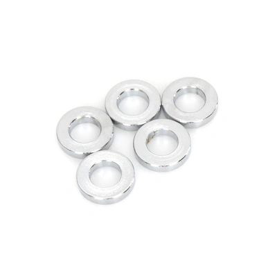 5/16in. ID x 1/8in. Wide Steel Spacers - Chrome. Pack 5