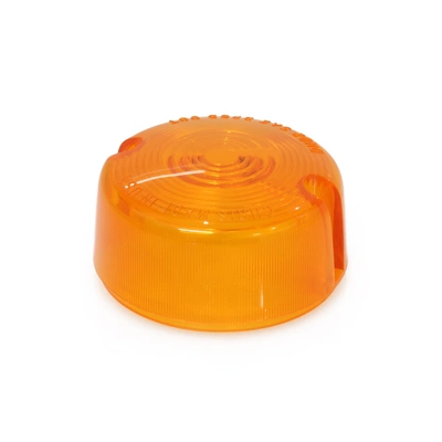 Turn Signal Lens ? Amber. Fits FX Softail, Sportster &amp; Dyna 1986-2001