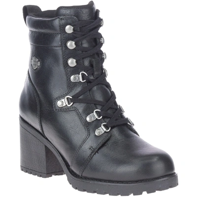 Harley-Davidson Womens Marinda 5-Inch Motorcycle Boots - Black