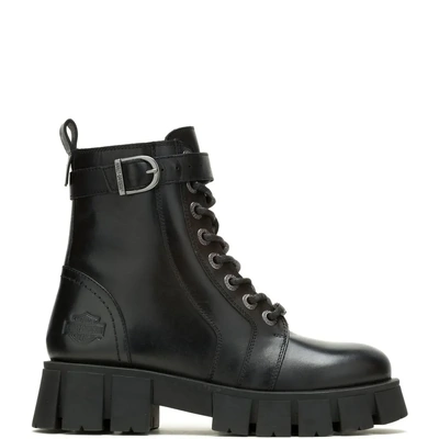 Harley-Davidson Womens Uplift Buckle 6-Inch Fashion Boots - Black