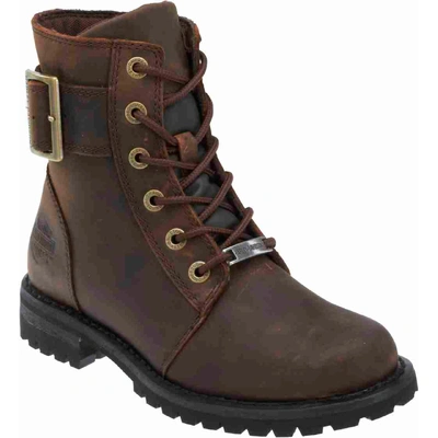 Harley-Davidson Womens Sylewood 6.25&quot; Motorcycle Boots - Brown