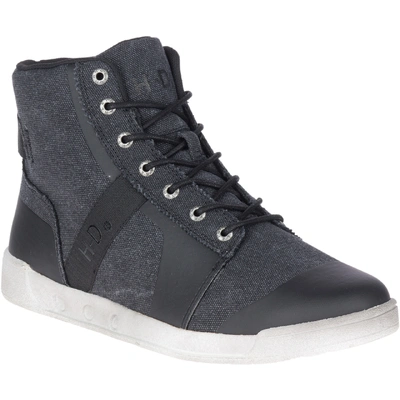 Harley-Davidson Mens Pendell H-D Logo Canvas Shoes - Black