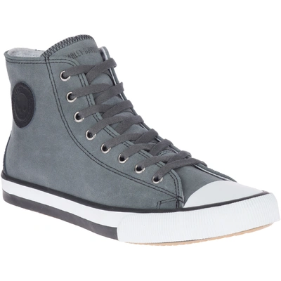 Harley-Davidson Mens Filkens Leather Sneakers - Grey