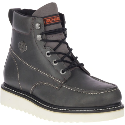 Harley-Davidson Mens Palmerton 6-Inch Motorcycle Boots - Grey