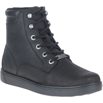 Harley-Davidson Mens Watkins Lace Motorcycle Riding Boots - Black