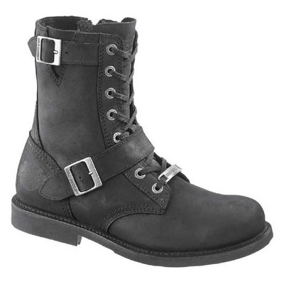 Harley-Davidson Ranger 8-Inch Mens Leather Motorcycle Boots - Black