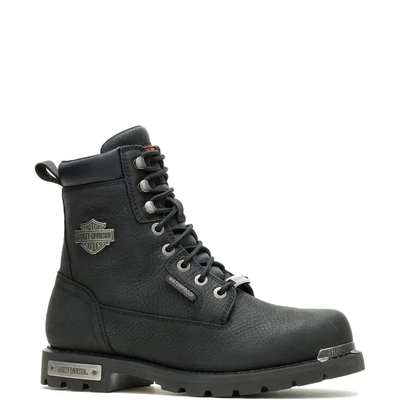 Harley-Davidson Mens Prescott Waterproof Motorcycle Boots - Black