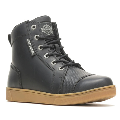 Harley-Davidson Breman 4.5-Inch Mens Motorcycle Sneaker Boots - Black