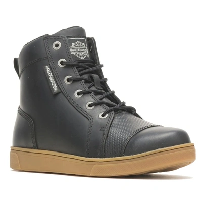 Harley-Davidson Breman 4.5-Inch Mens Motorcycle Sneaker Boots - Black