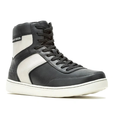 Harley-Davidson Grady Ride 5.25 Inch Mens Motorcycle Sneaker Boots - Black/White