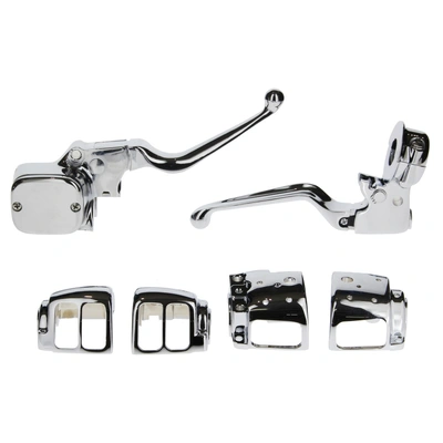 Handlebar Control Kit - Chrome. Fits Most Dual Disc Big Twin &amp; Sportster 1996-2011