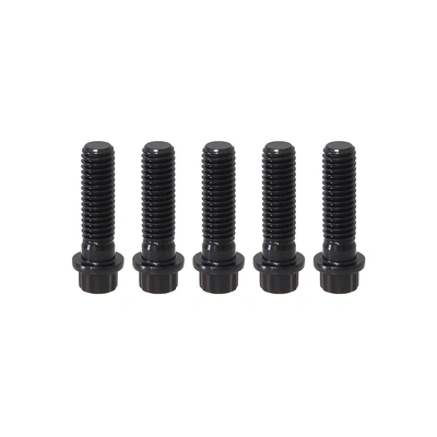 Rear Pulley Bolts - Black 12 Point ARP. 7/16in.-14 x 1.50in