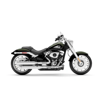 2026 Harley-Davidson Fat Boy - Olive Steel Metallic/Vivid Black