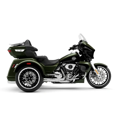 2026 Harley-Davidson Street Glide 3 Limited - Olive Steel Metallic/Vivid Black - Chrome Trim