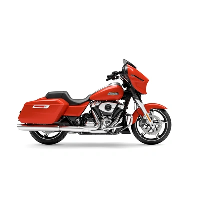 2026 Harley-Davidson Street Glide - Blood Orange - Chrome Trim