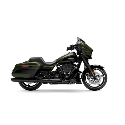 2026 Harley-Davidson Street Glide - Olive Steel Metallic/Vivid Black - Black Trim