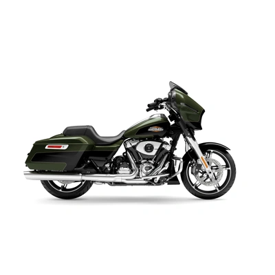 2026 Harley-Davidson Street Glide - Olive Steel Metallic/Vivid Black - Chrome Trim