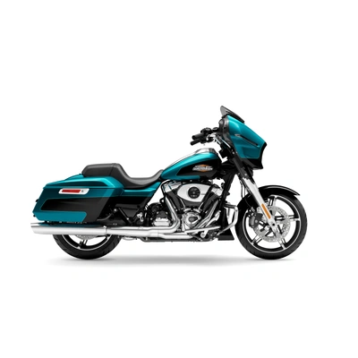 2026 Harley-Davidson Street Glide - Teal Thunder/ Vivid Black - Chrome Trim