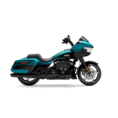 2026 Harley-Davidson Road Glide - Teal Thunder/ Vivid Black - Black Trim