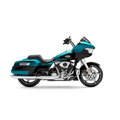 2026 Harley-Davidson Road Glide - Teal Thunder/ Vivid Black - Chrome Trim