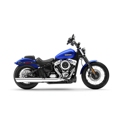 2026 Harley-Davidson Street Bob - Aurora Blue Denim - Laced Wheels