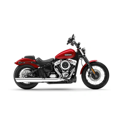 2026 Harley-Davidson Street Bob - Brilliant Red - Laced Wheels