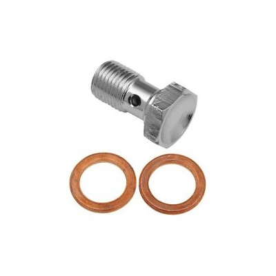12mm M12 x 1.50 Banjo Bolt - Chrome