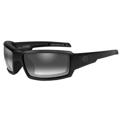 Harley-Davidson Mens Jumbo Light Adjusting Sunglasses - Smoke Grey Lens - Matte Black