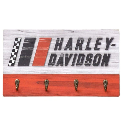 Harley-Davidson Racing Stripes Key Rack With Four Hooks