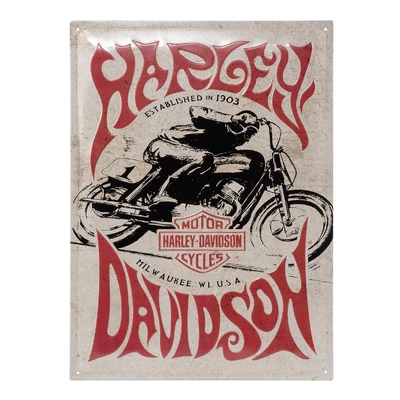 Harley-Davidson 1970s Racer Tin Sign