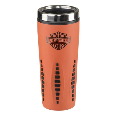 Harley-Davidson Core Bar &amp; Shield Travel Mug Insulated - Orange - 16 oz