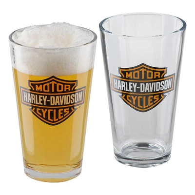 Harley-Davidson Bar &amp; Shield Pint Glass Set