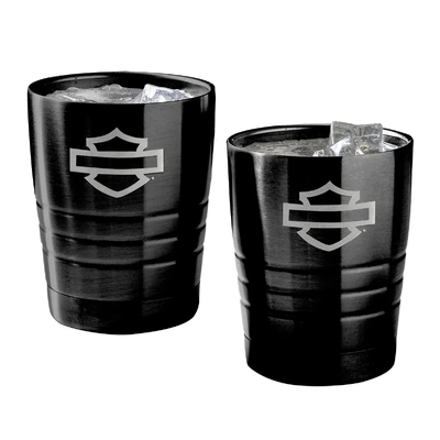 Harley-Davidson Open Bar &amp; Shield DOF Glass Set
