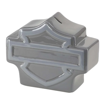 Harley-Davidson Open Bar &amp; Shield Shaped Bank