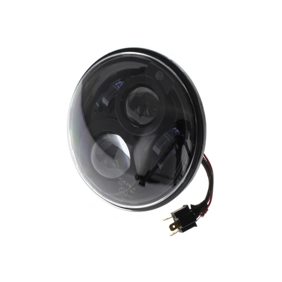7in. LED HeadLight Insert with Parker - Black. Fits Most H-D, Indian Chief Classic &amp; Dark Horse Models with 7in. Headlight