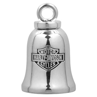 Harley-Davidson Silver Classic Bar &amp; Shield Logo Ride Bell