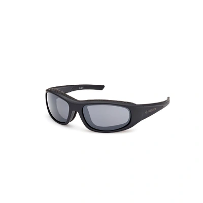 Harley-Davidson Mens Alley Sunglasses - Matte Black/Silver Lens