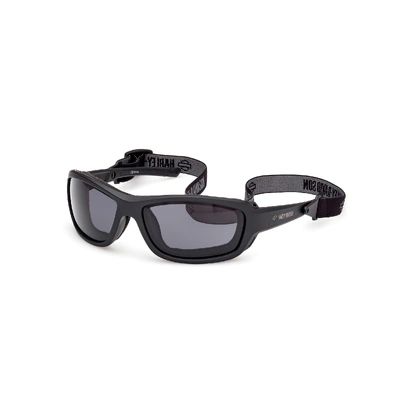 Harley-Davidson Mens General Sunglasses - Matte Black/Grey Lens