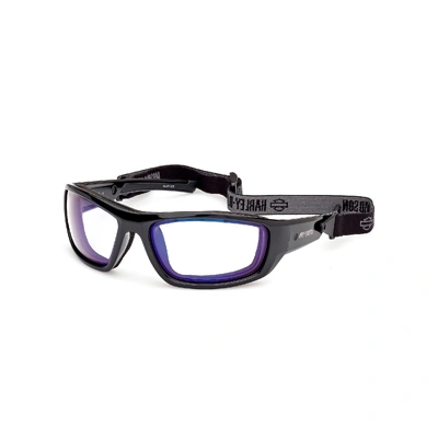 Harley-Davidson Mens Blaze Ace Sunglasses - Black/Blue Mirror Lens