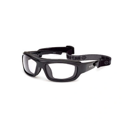 Harley-Davidson Mens Soldier Sunglasses - Black/Clear Light Adjusting Lens