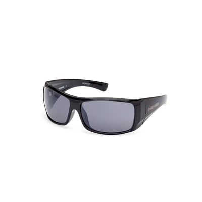 Harley-Davidson Mens Workout Sunglasses - Black/Smoke Lens