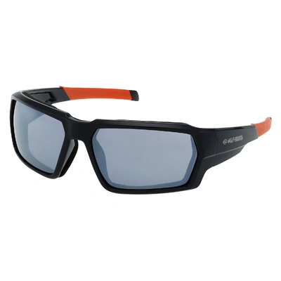 Harley-Davidson Mens Engineered Sunglasses - Black/Silver Mirror Lens